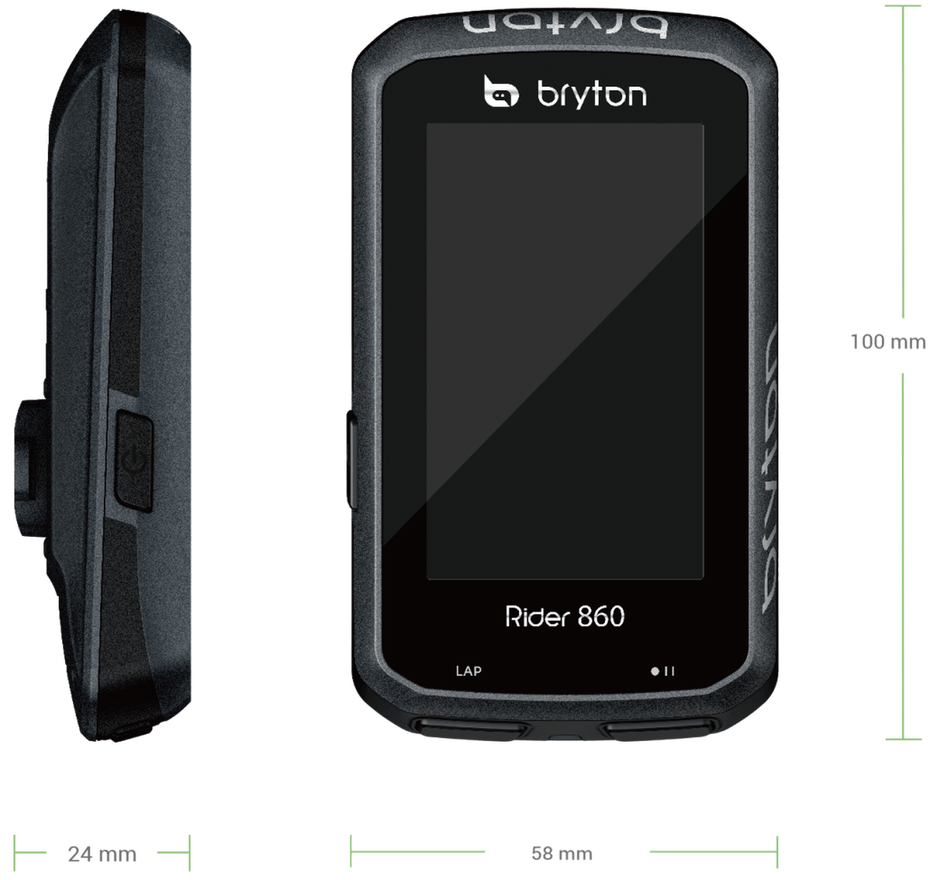 BRYTON RIDER 860 T  Sensor de cadencia, frecuencia cardiaca &amp; velocidad